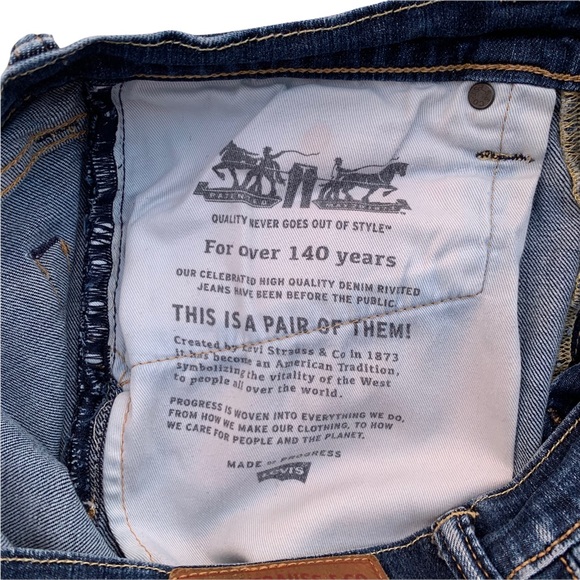 541 Athletic Fit Medium Stonewash Levi Jeans - Size 31 X 30 - Picture 8 of 10